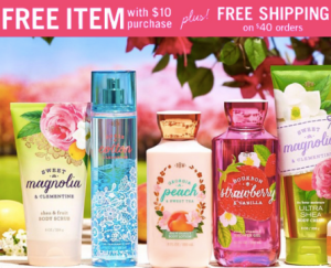 bath and body works free item