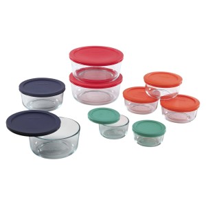 pyrex glass food storage