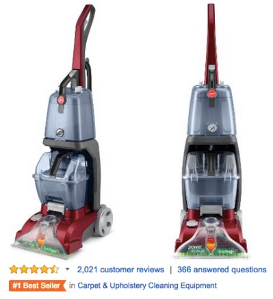 hoover deluxe carpet cleaner