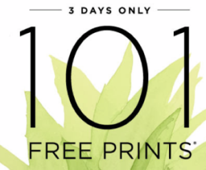 101 free prints shutterfly