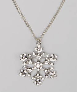 snowflake necklace