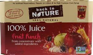 back to nature juice box