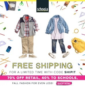 schoola free shipping