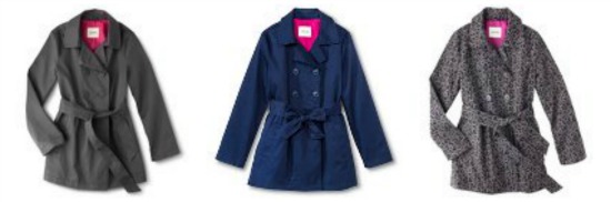 target girls trench coat