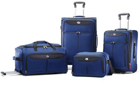 american tourister 4 piece luggage set