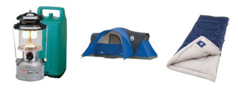 coleman camping gear