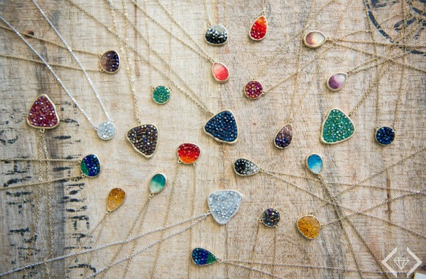 druzy necklaces