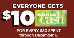 kohls cash