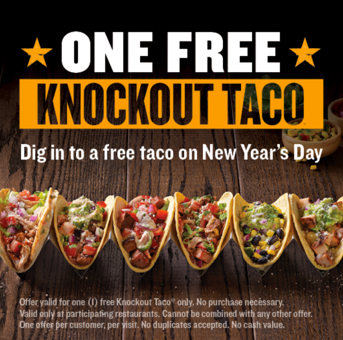 qdoba free taco