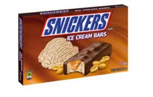 snickers ice cream bars