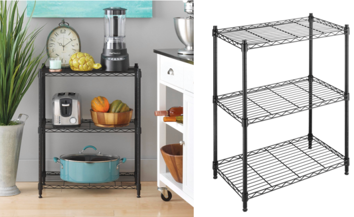 3 tier steel shelving unit