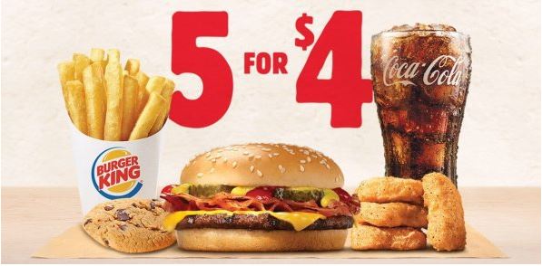 Burger King meal deal