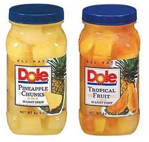 dole jarred fruit