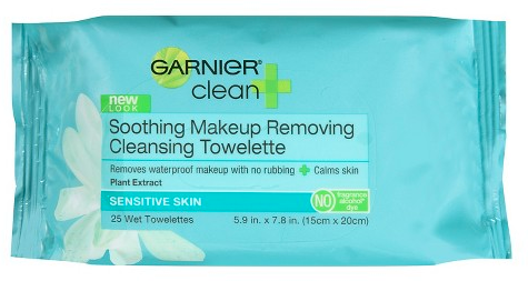 garnier cleansing towelettes