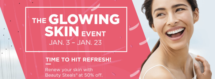 glowing skin event ulta beauty