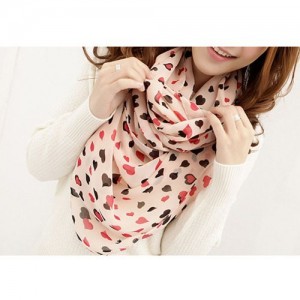 heart scarf