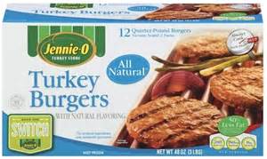 jennie o turkey burgers