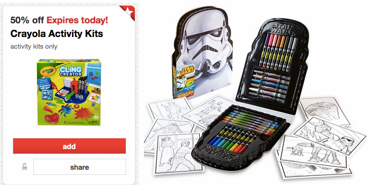 50 off crayola target