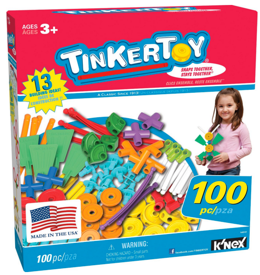 tinkertoy 100 piece set 