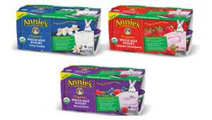 annies organic yogurt