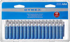 dynex 48 pack batteries