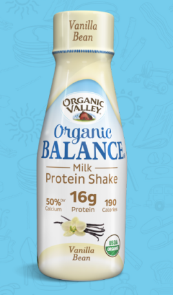 organic valley protein shake