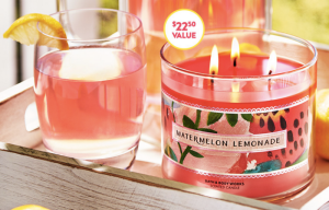 watermelon lemonade candle