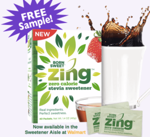 zing zero calorie sweetener