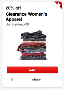 20 off clearance