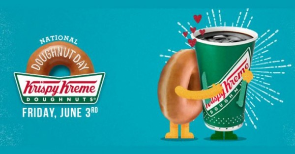 free doughnut krispy kreme