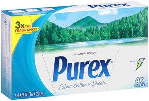 purex fabric softner sheets