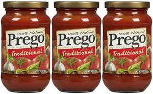 prego pasta sauce