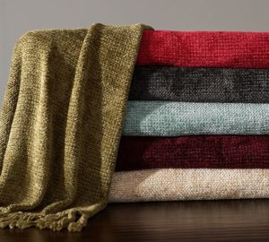 rayon chenile throw