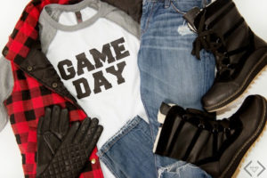 game day raglan tee