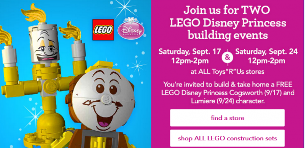 LEGO disney princess event