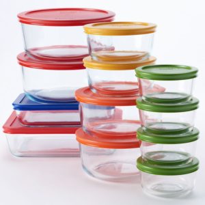 pyrex 24 piece storage set