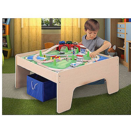 wooden activity table