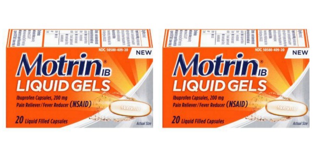 motrin liquid gels