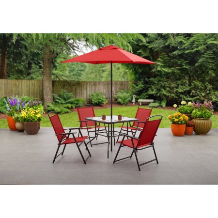 mainstays 6 piece patio set