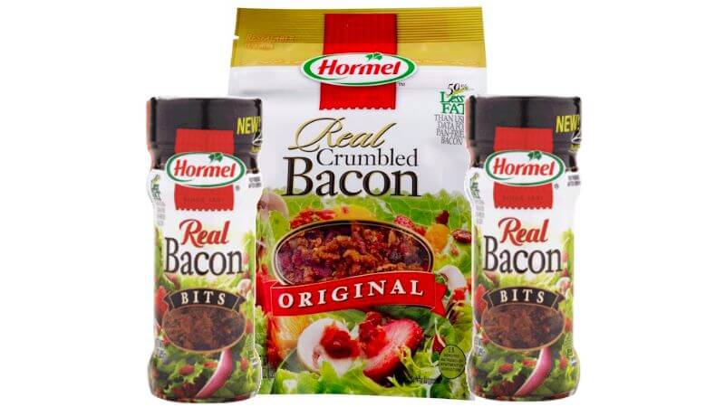 hormel bacon toppings