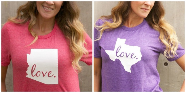 state love shirt