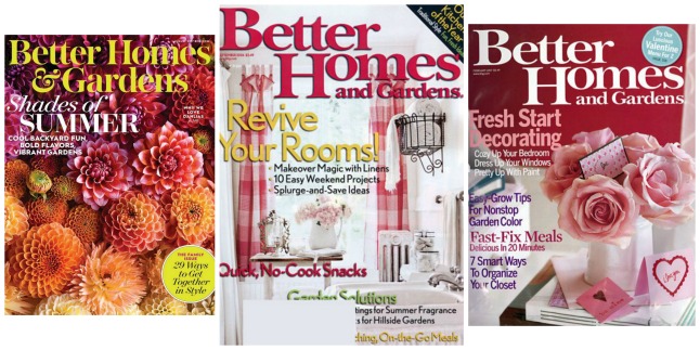 better homes and gardens magazine