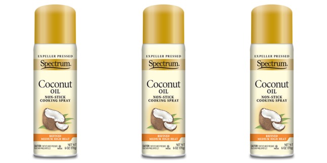 spectrum coconut oil spray