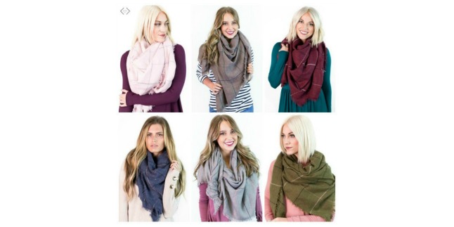 fall blanket scarves