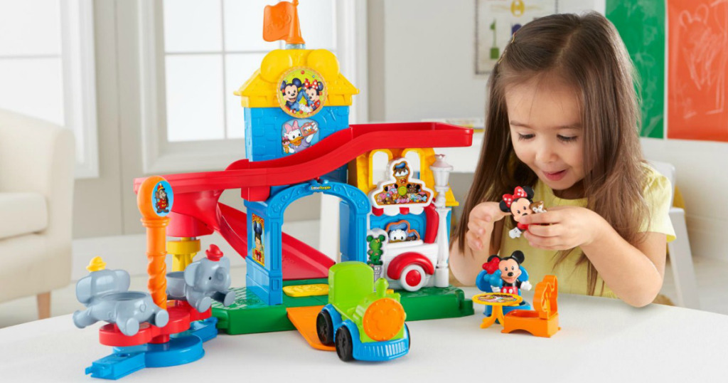 fisher price little people magical day at disney playset