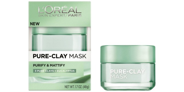 loreal pure clay mask