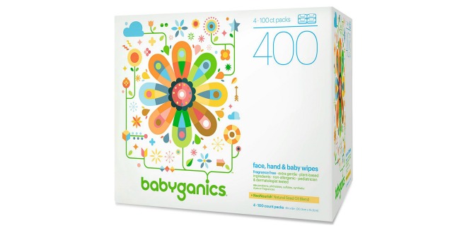 babyganics 400 count wipes