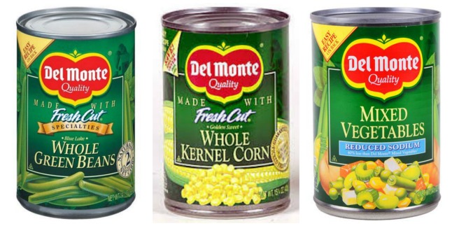 del monte vegetables