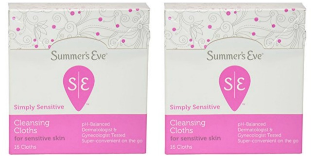 summers eve wipes