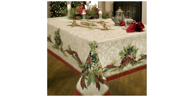 Christmas tablecloth